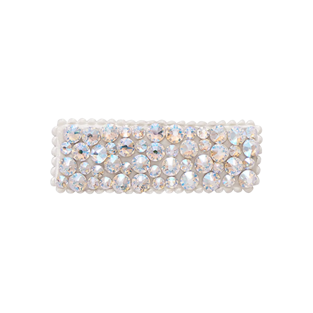 Bari Lynn Crystal Snap Clip - Crystal Shimmer