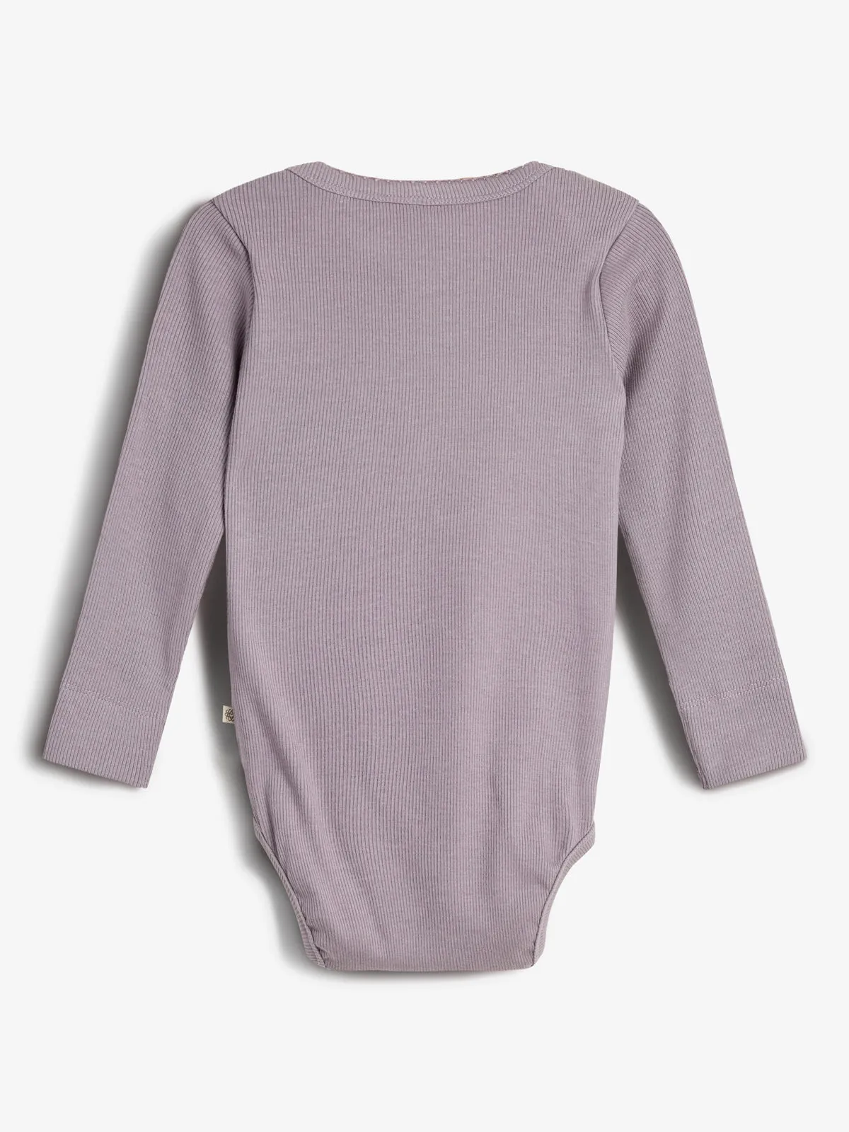 Basic Modal Rib Bodysuit - Little - Dusty Purple