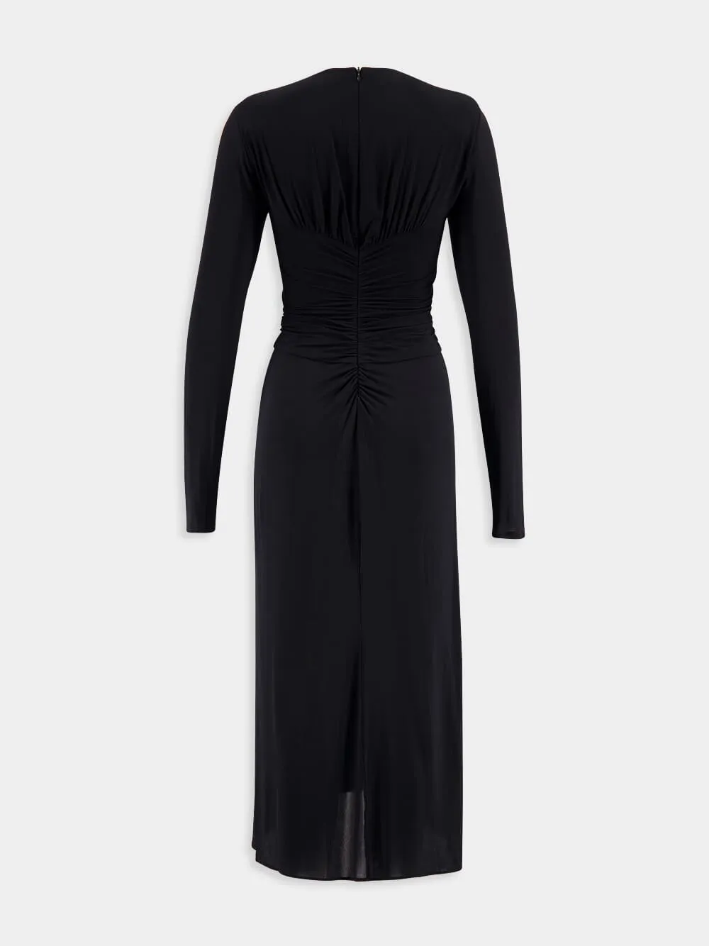 Black Jinelima Midi Dress