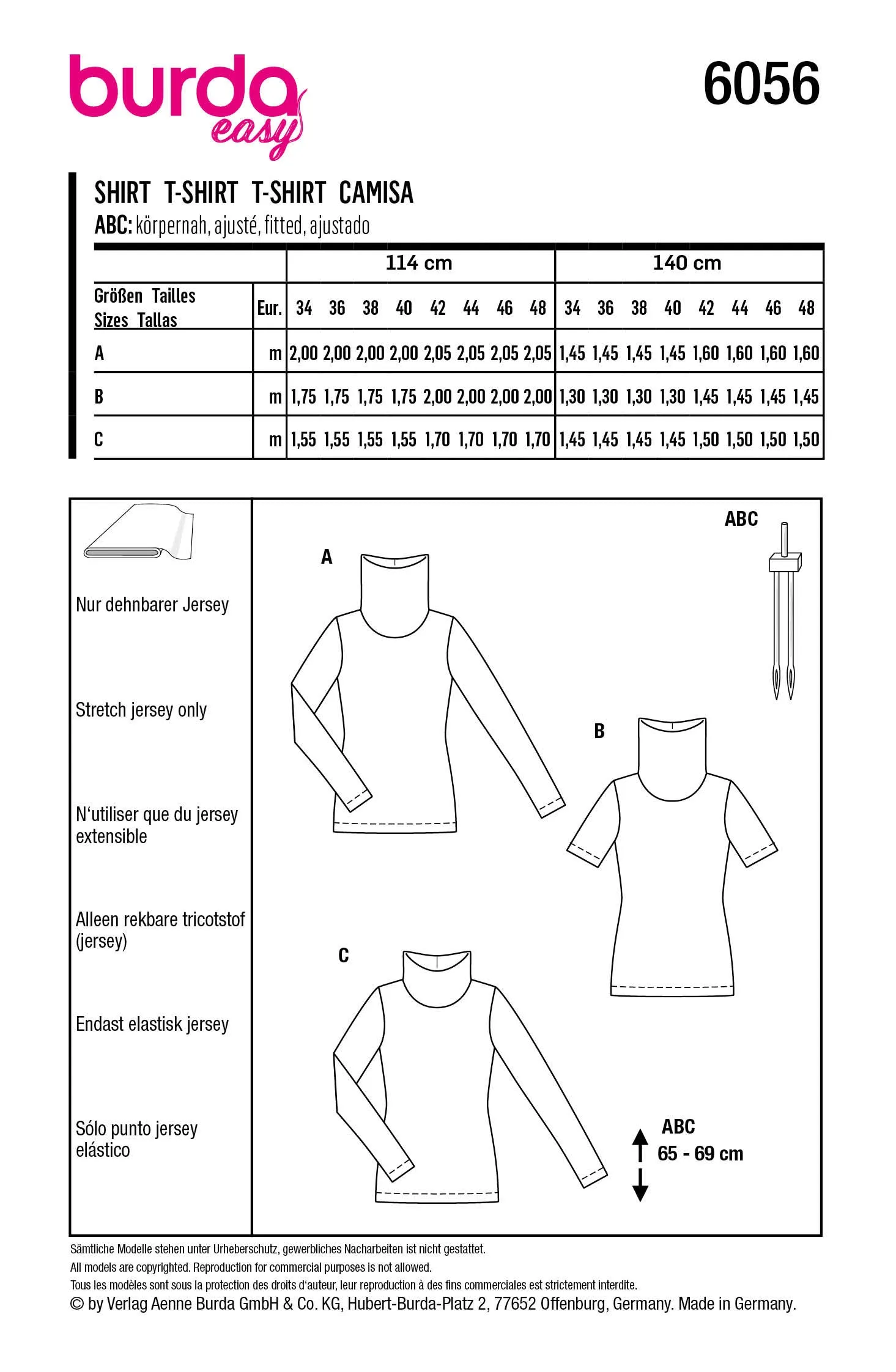 Burda X06056 Misses Top / Vest