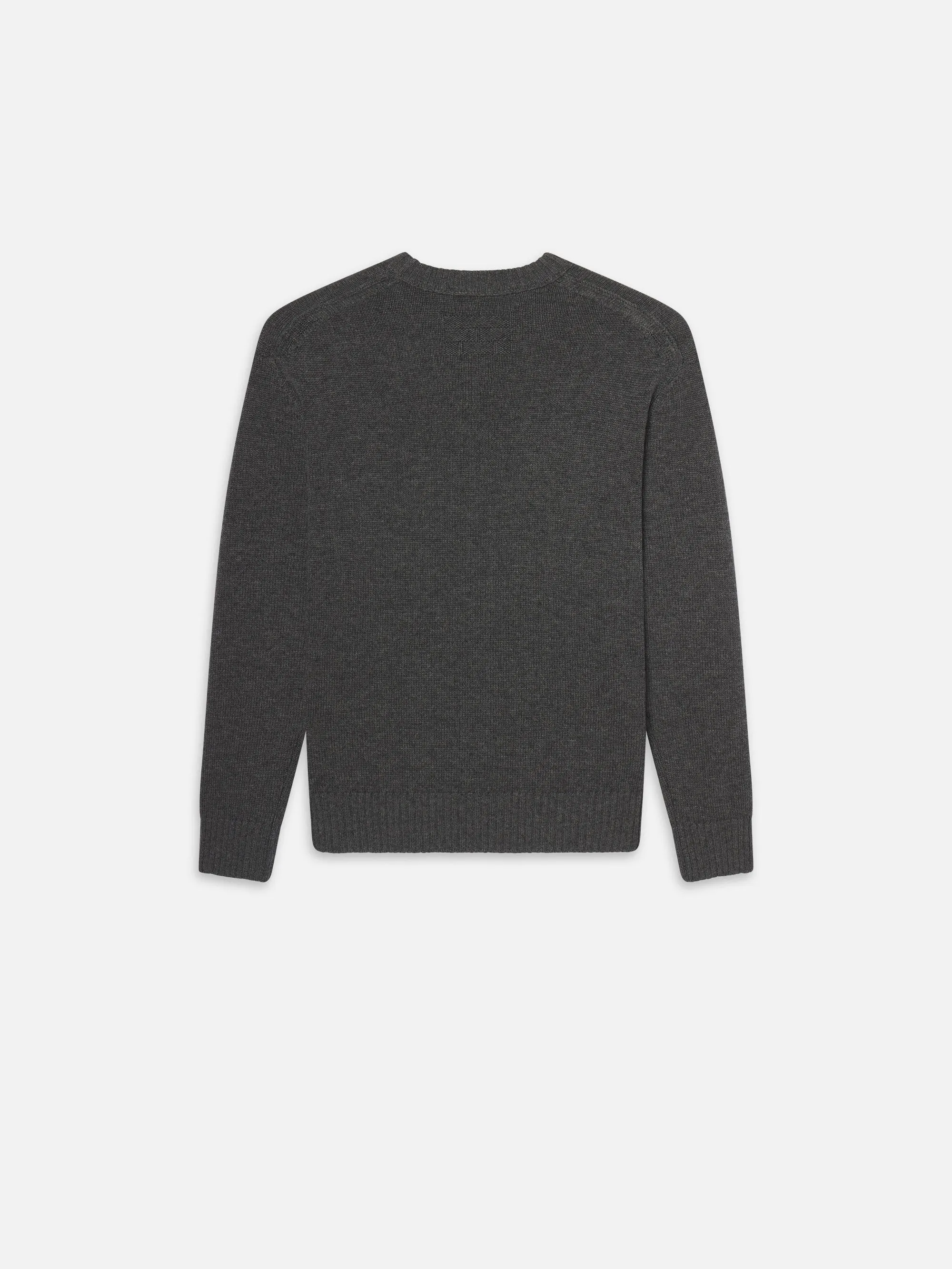 Cashmere Crewneck Sweater -- Dark Grey