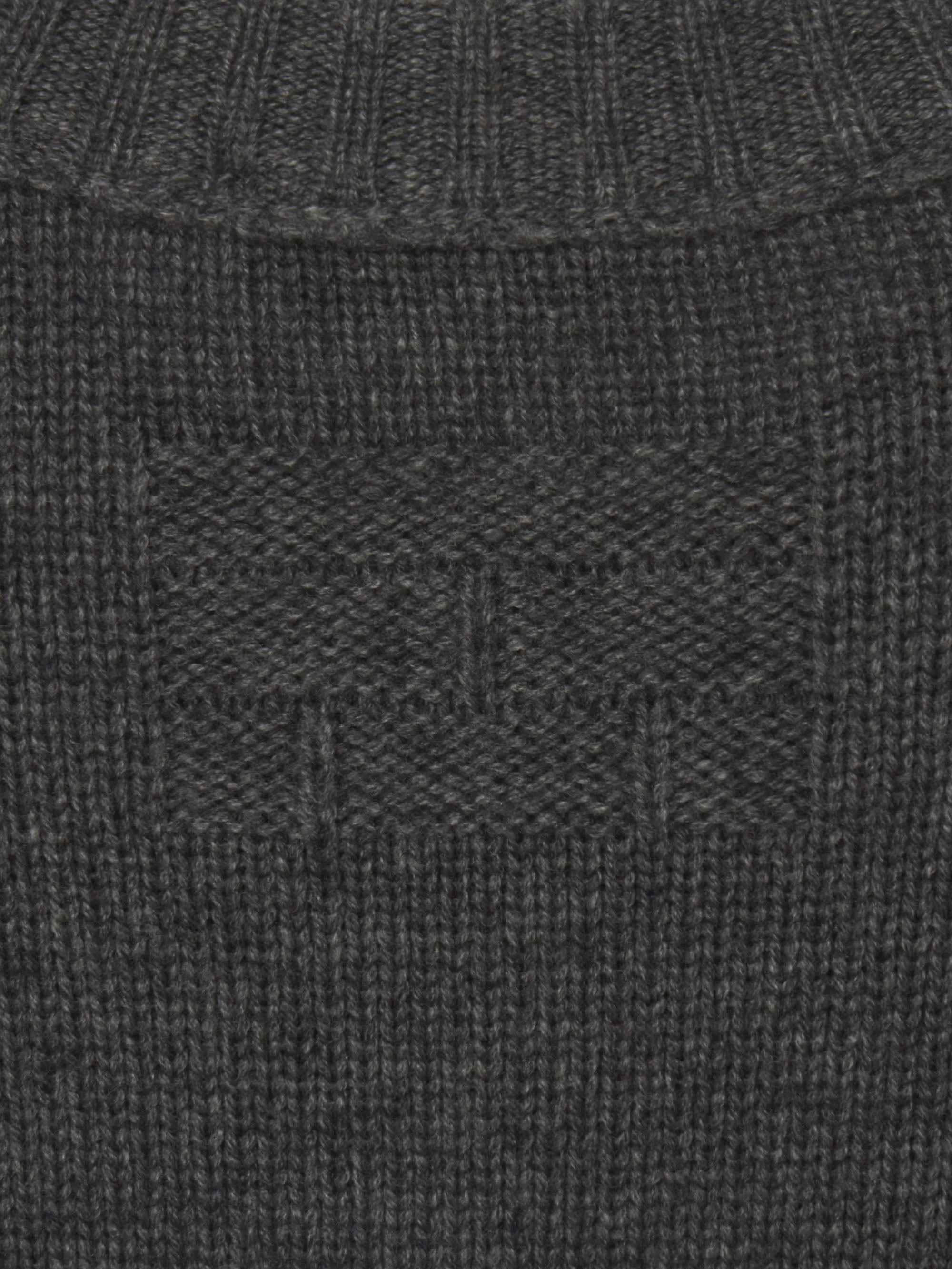 Cashmere Crewneck Sweater -- Dark Grey