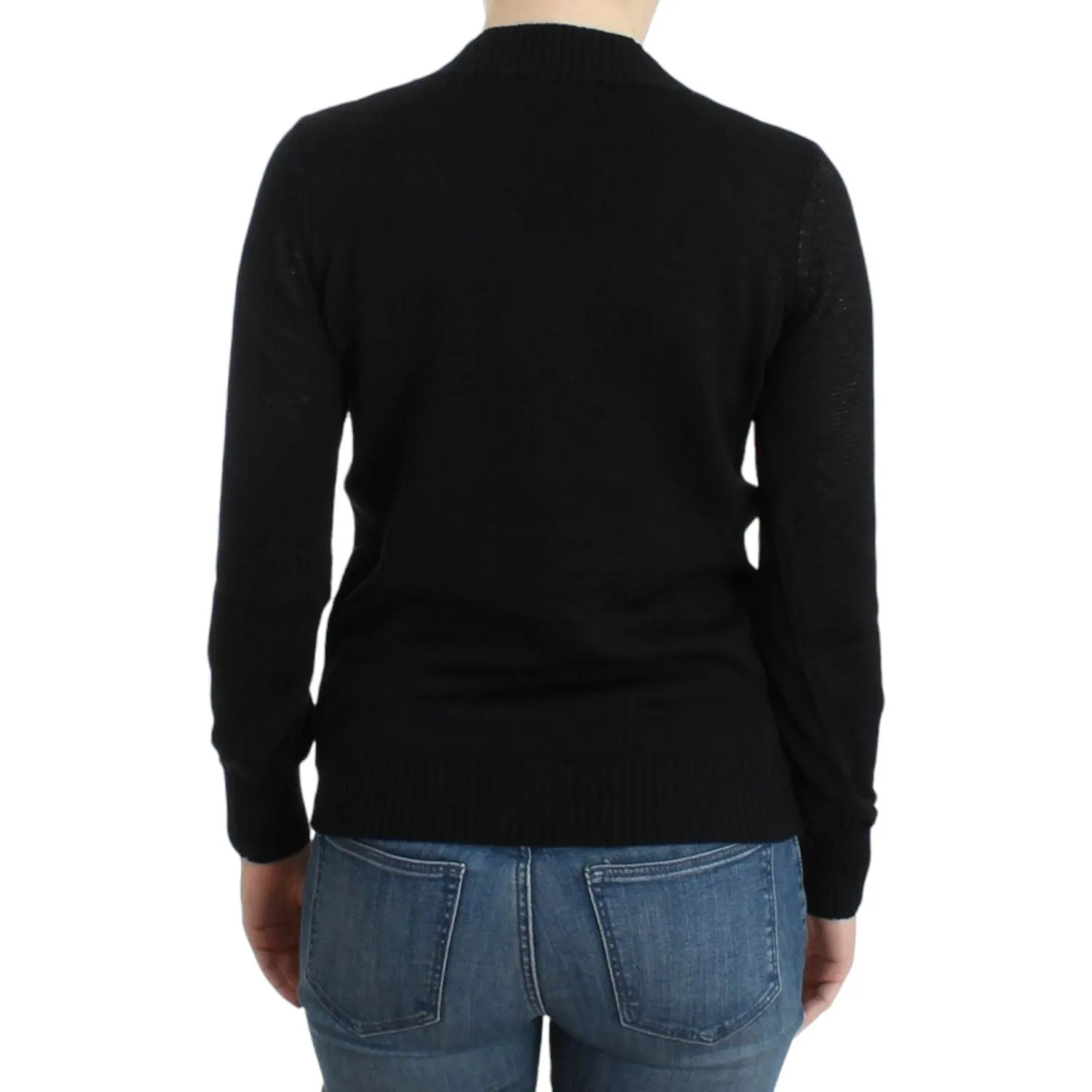 Costume National Elegant V-Neck Lightweight Sweater