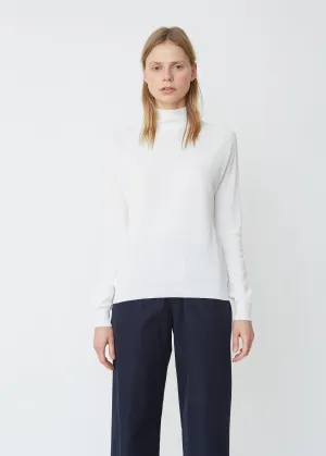 Cotton High Neck Sweater