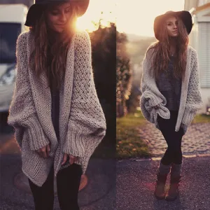 CUTE KHAKI FASHION CARDIGANS