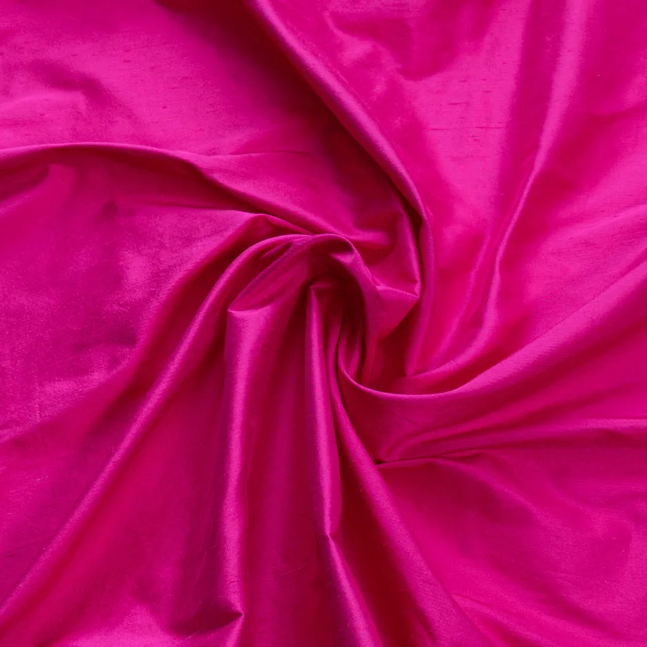 Electric Pink Powerloom Silk Dupion