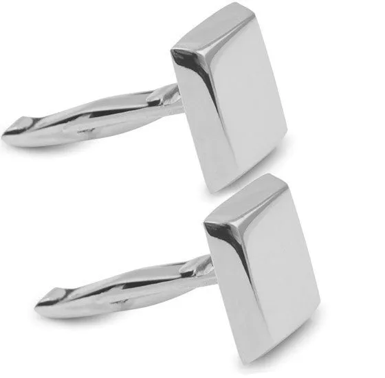 Engravable Square Cuff Links