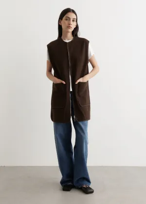 Felted Wool Vest