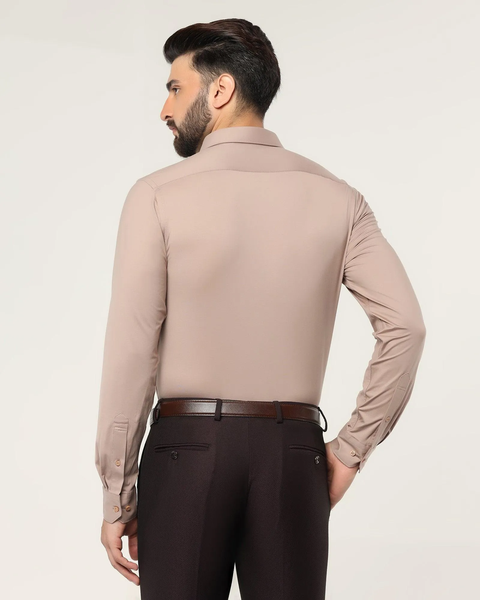 Formal Plum Solid Shirt - Sofok