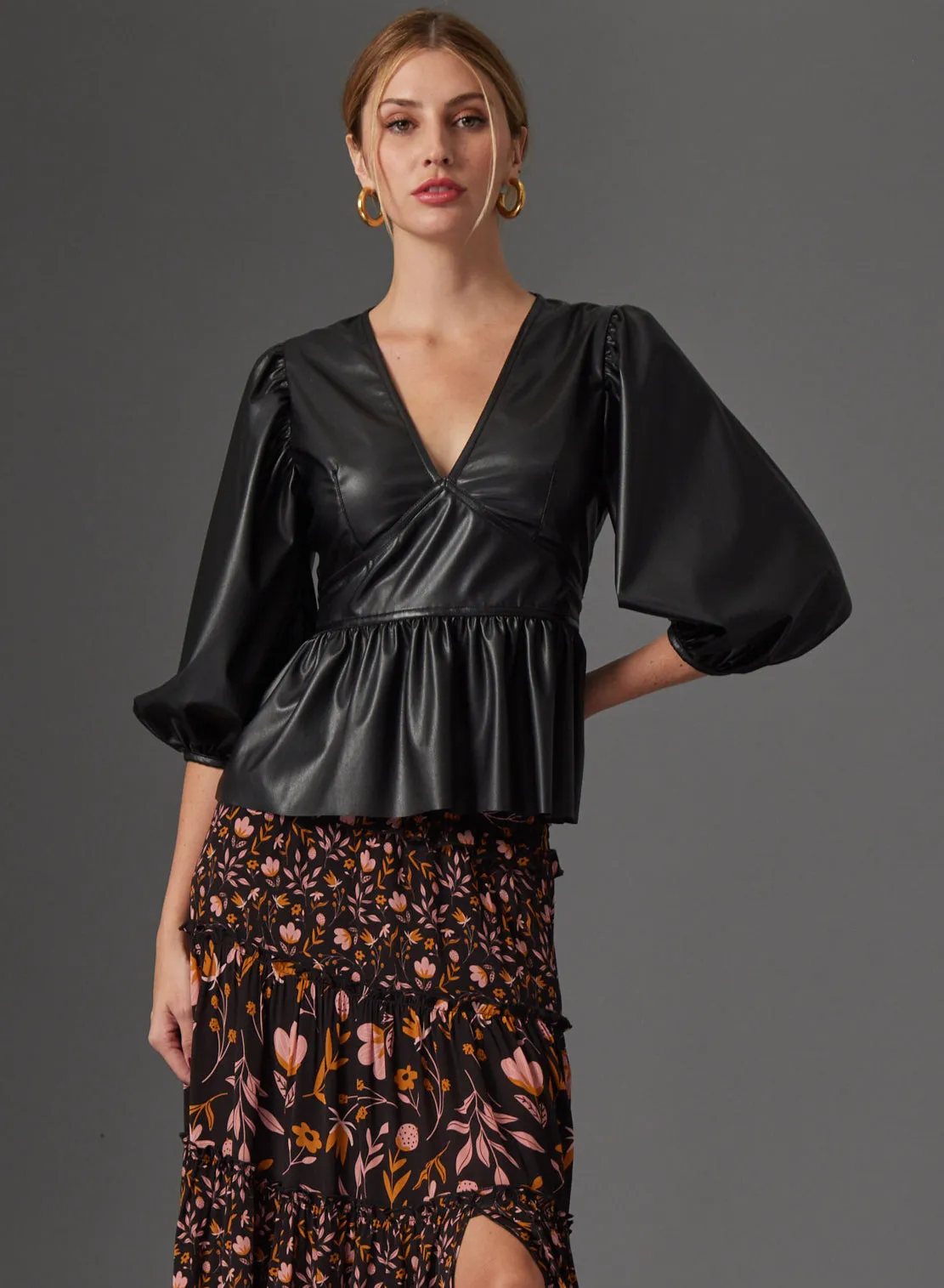 Gilner Farrar Yara Top in Black