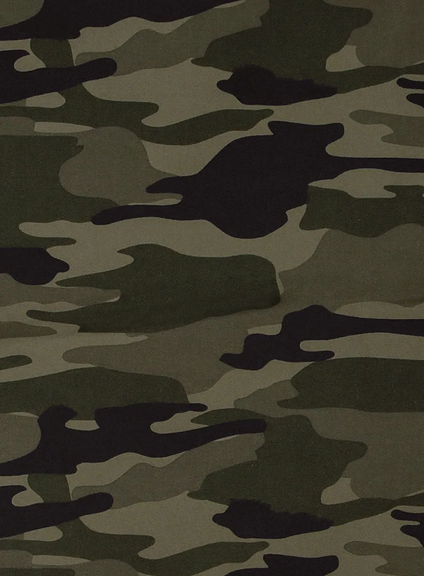 Green Stretch Camo Pants