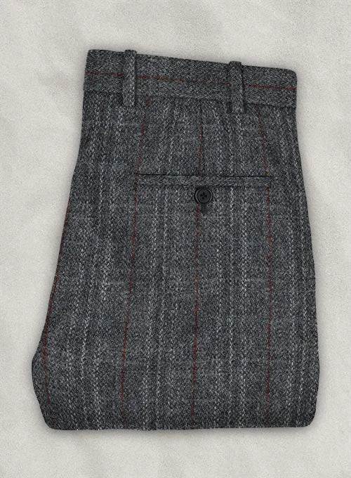 Harris Tweed Welsh Gray Pants