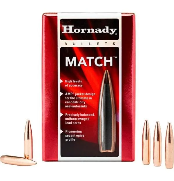 HORNADY .224 22 CAL 68 GRAIN BTHP PROJECTILES 500 PACK