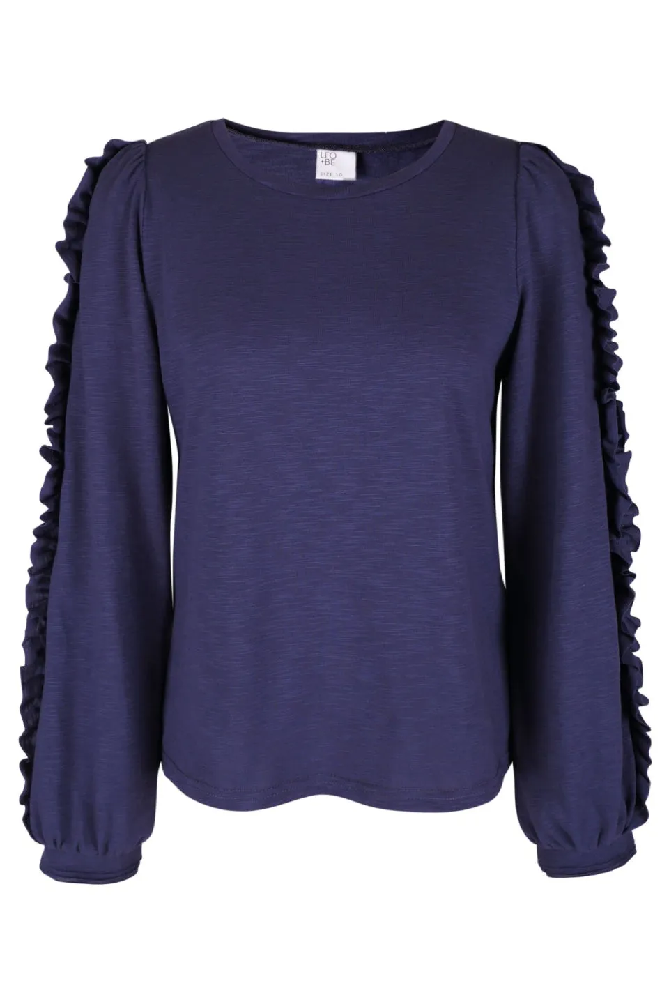 Internal Sleeve Detail Navy Top