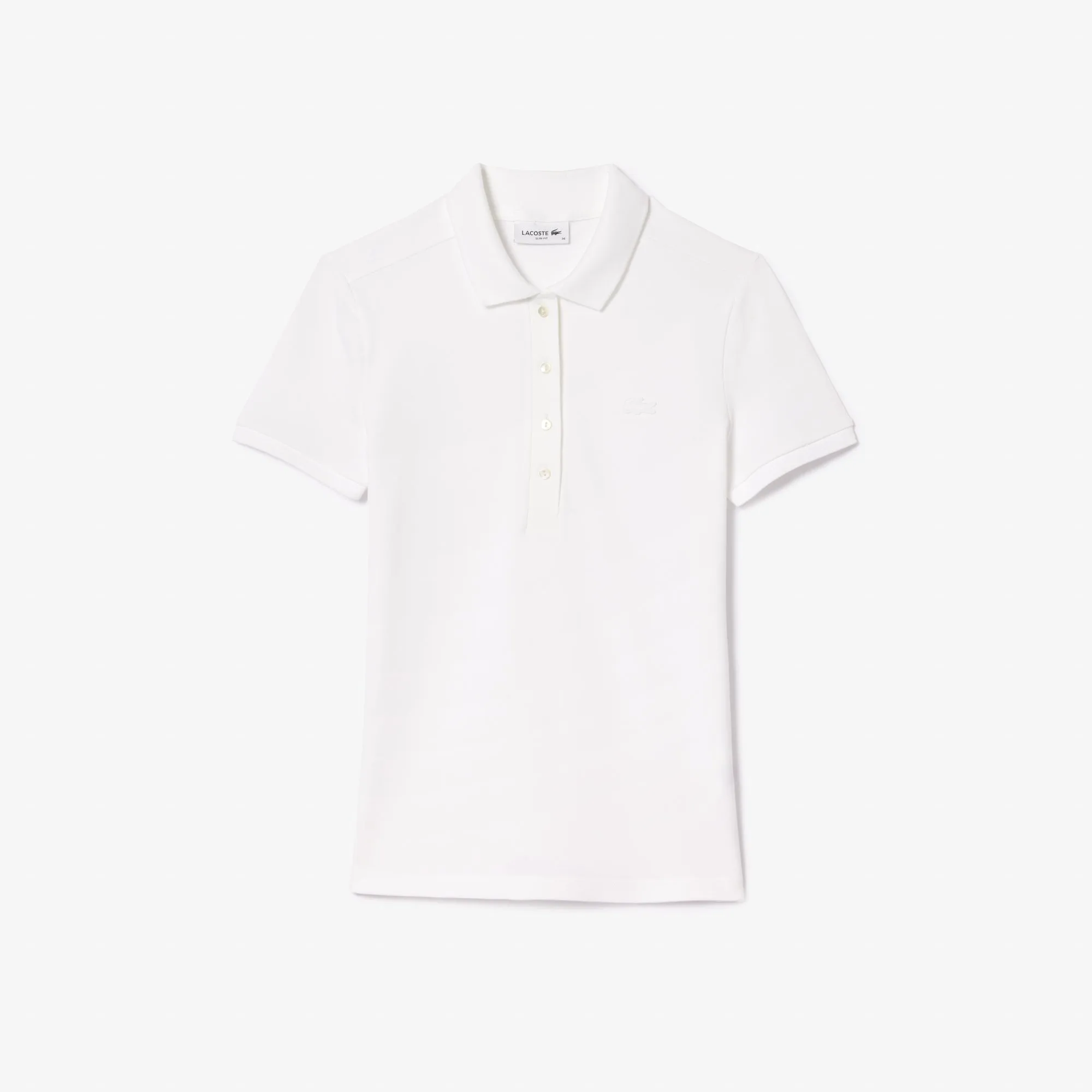 Lacoste Women's Slim fit Stretch Cotton Piqué Polo Shirt