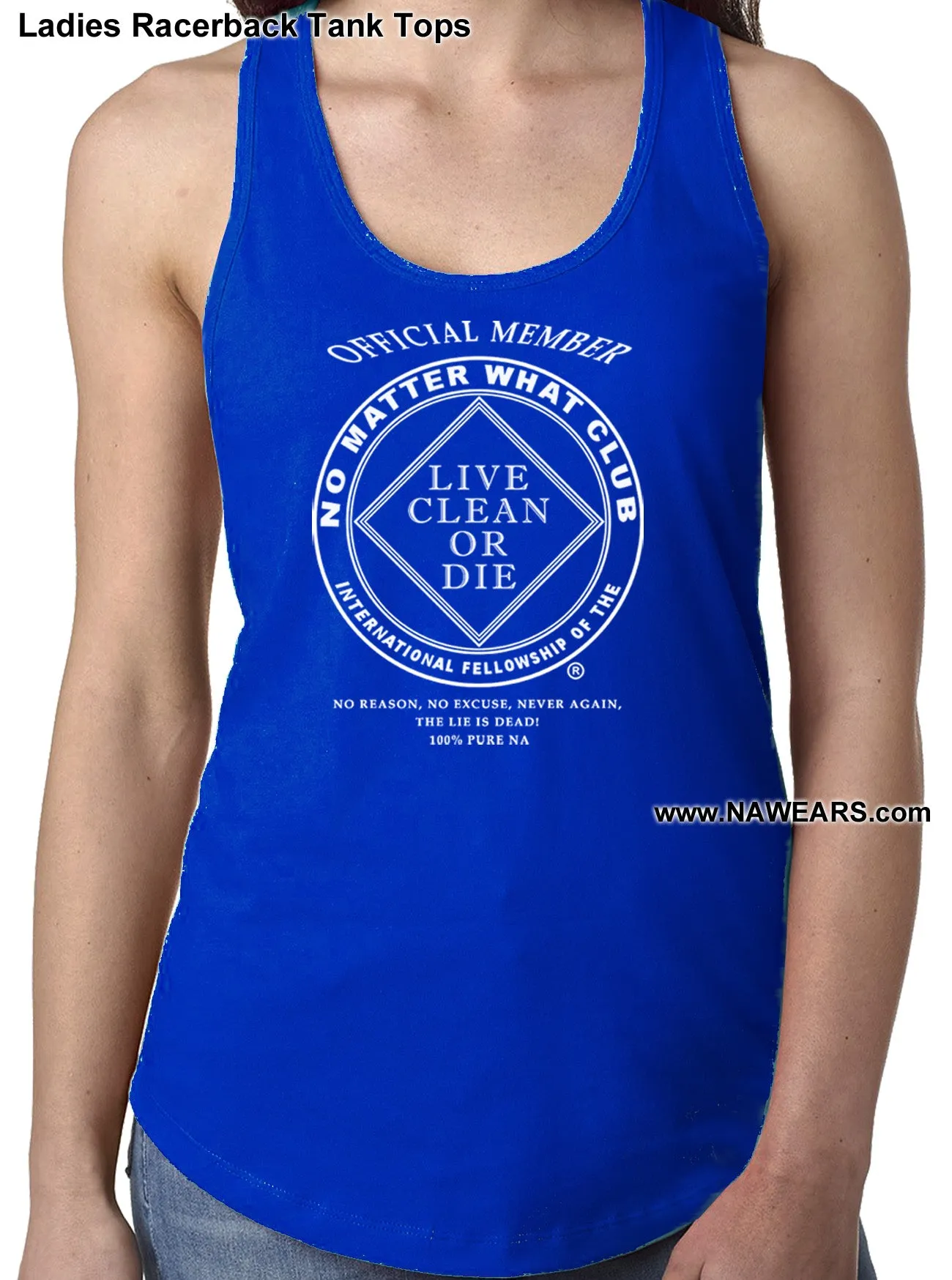 ltt- No Matter What Racerback Ladies Tank Tops