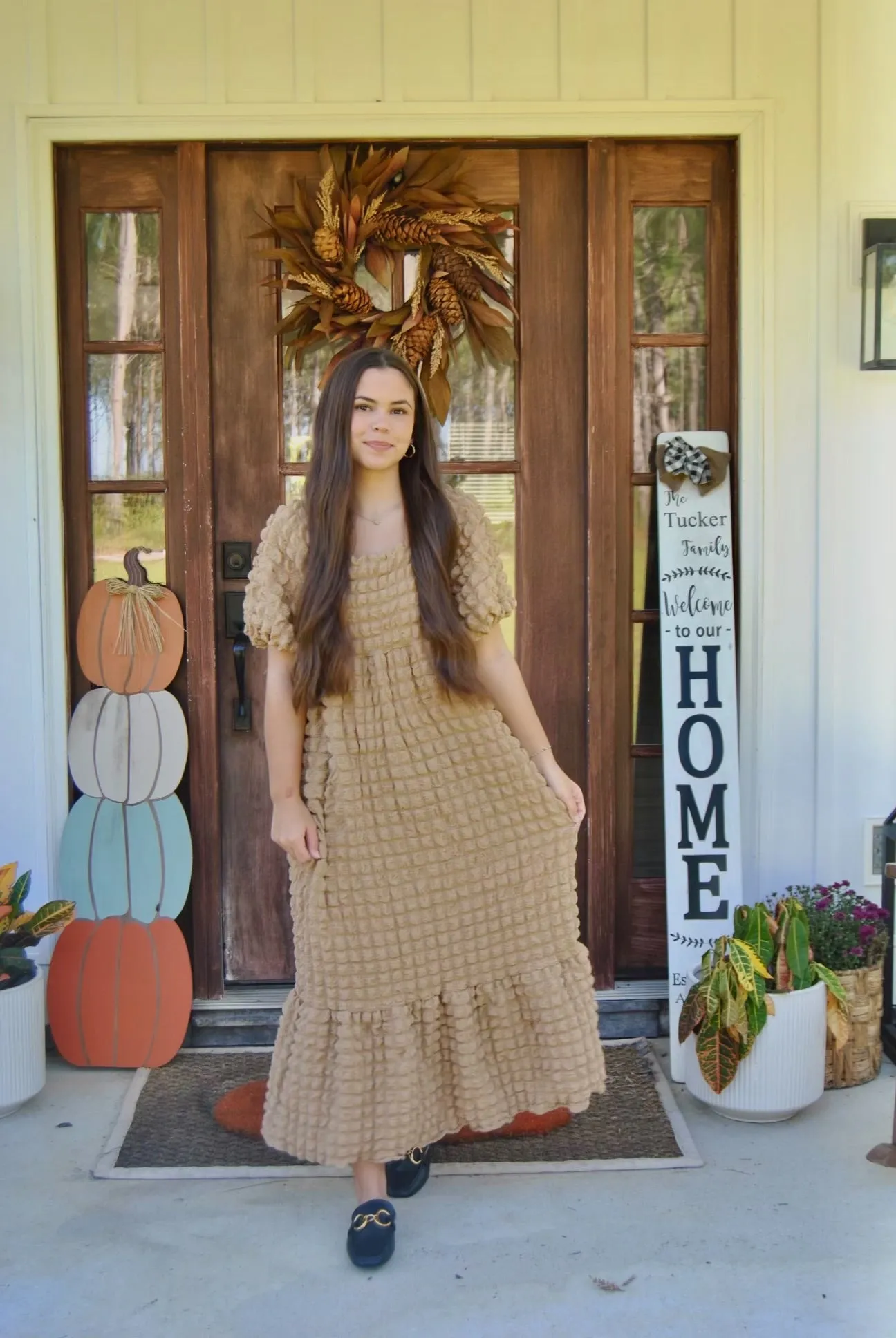 Madison Maxi in Taupe