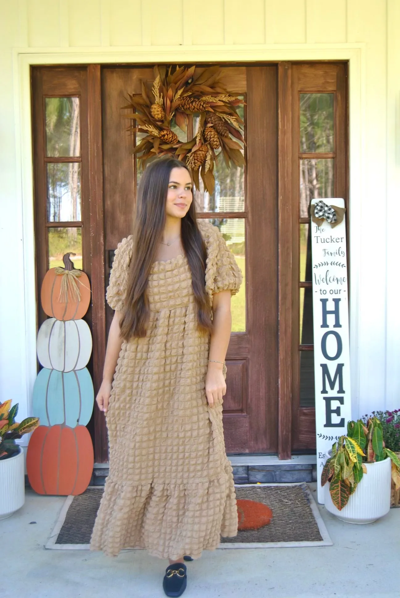 Madison Maxi in Taupe