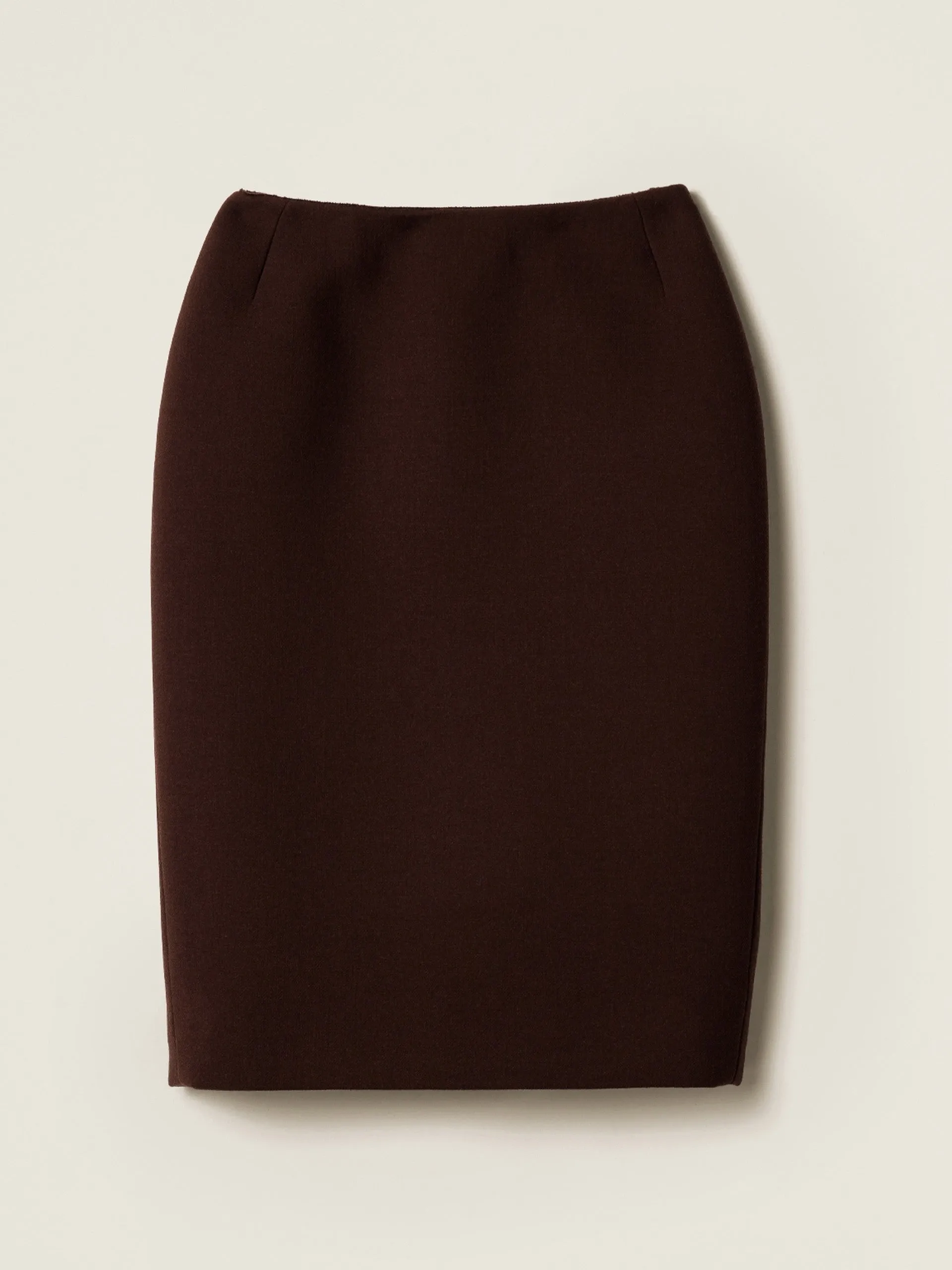 Natté pencil skirt