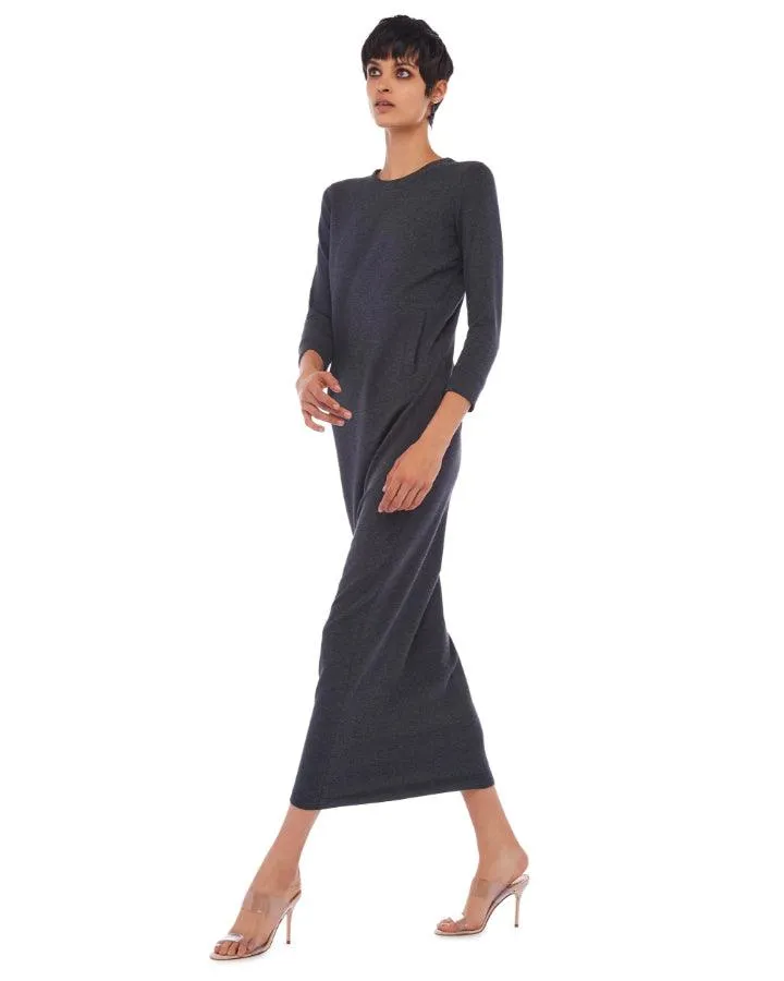 Norma Kamali 3/4 Sleeve Terry Gown