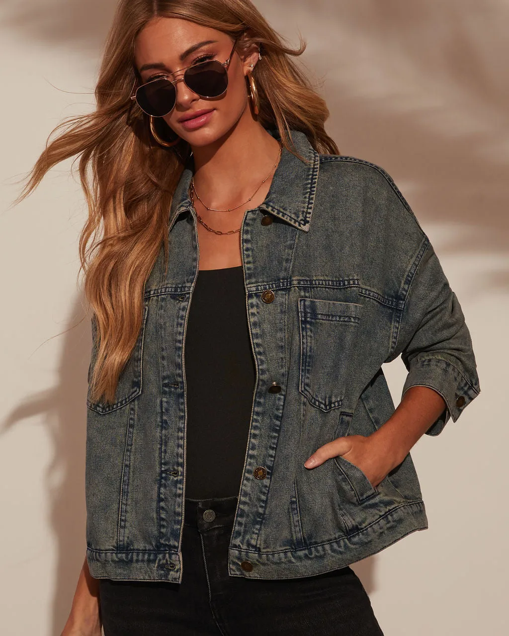 On The Move Denim Jacket