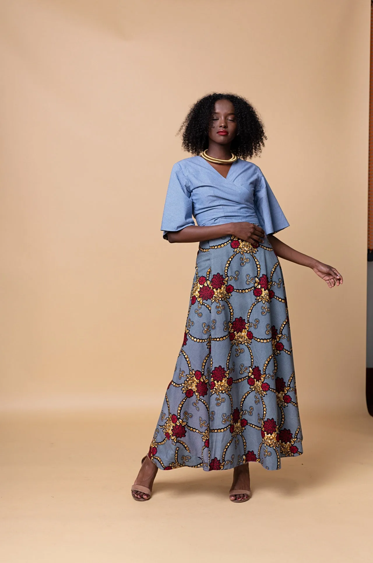 Onalenna Reversible Wrap Skirt