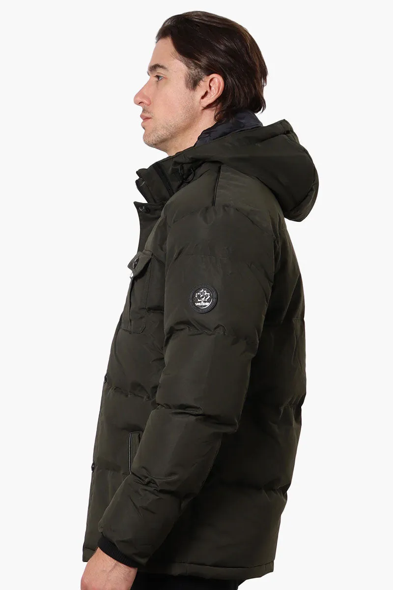 Oppenheimer Flap Pocket Parka Jacket - Olive