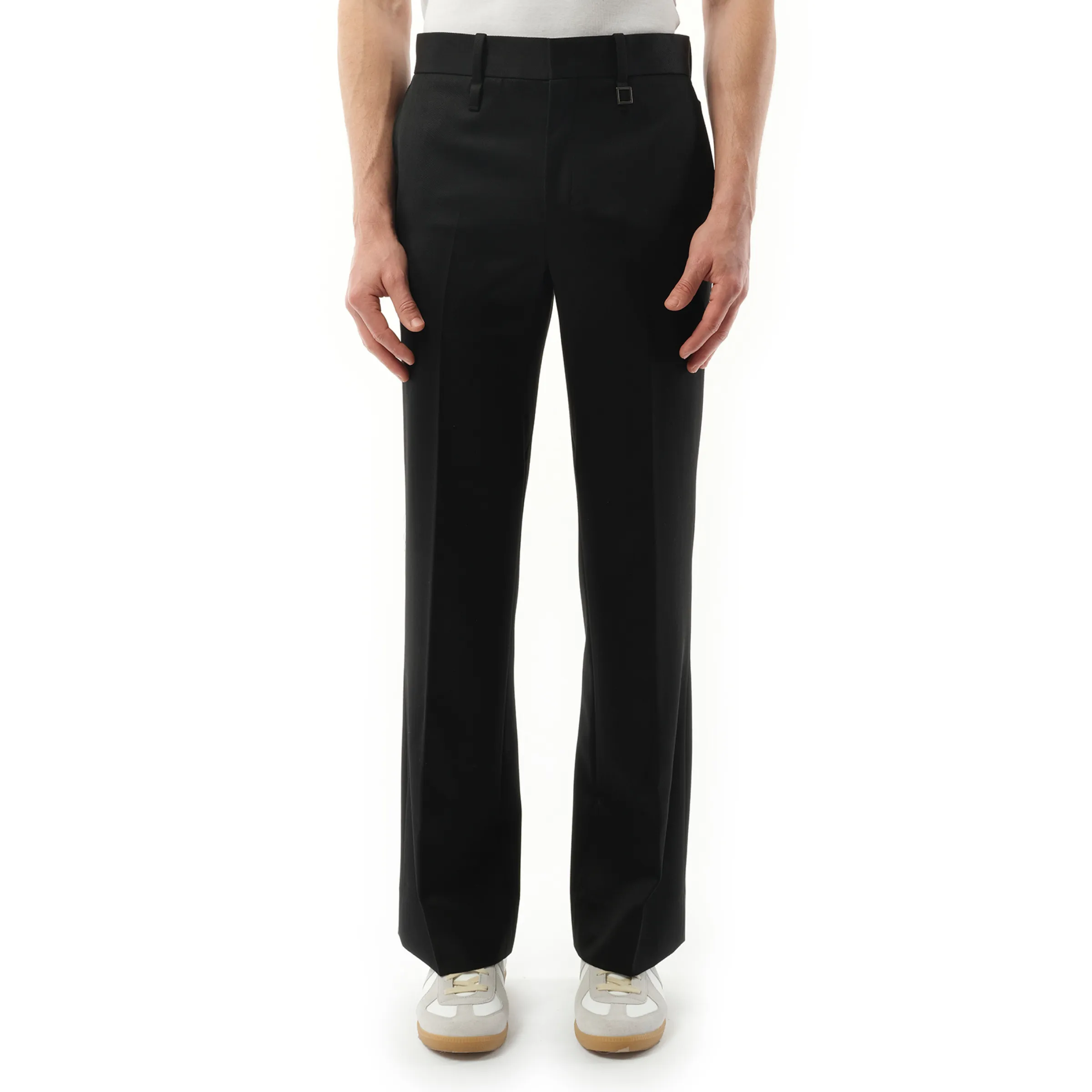 Pleated Suit Pants in Black