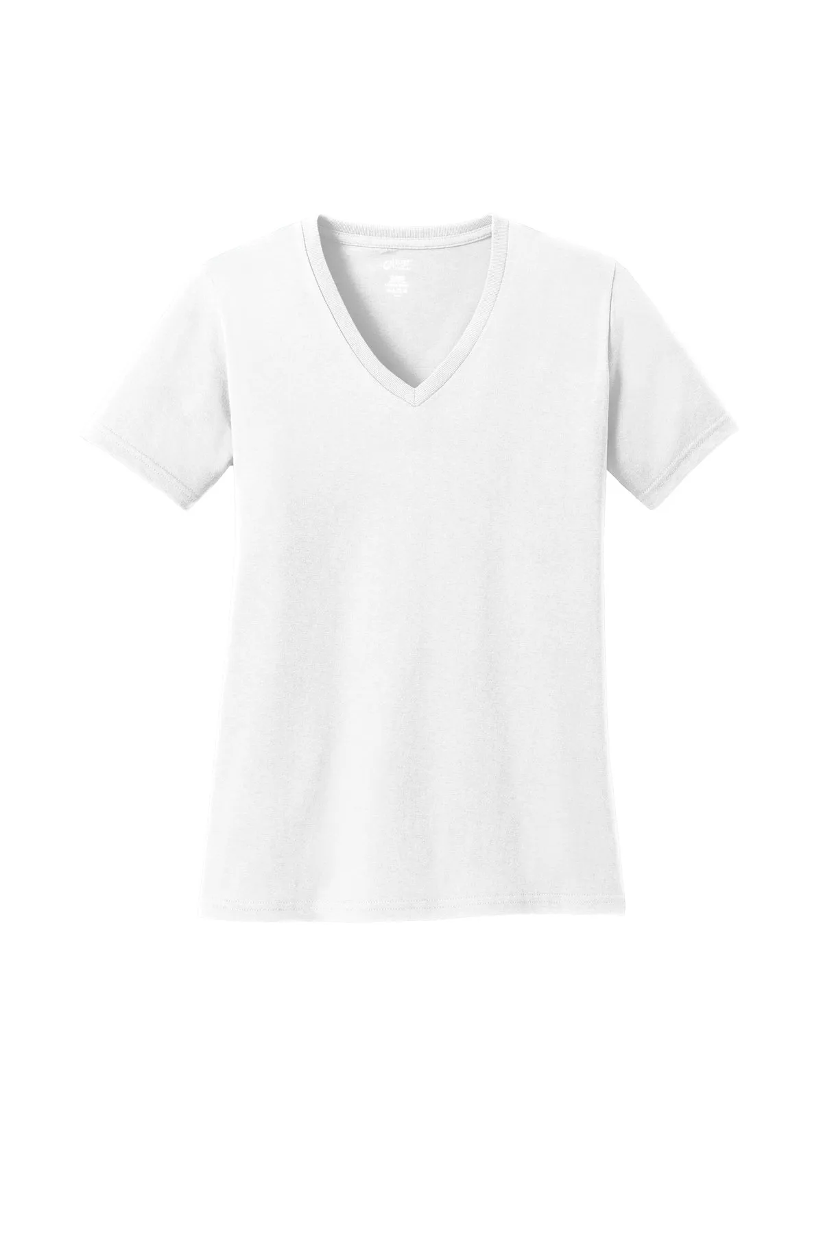 Port & Company® Ladies Core Cotton V-Neck Tee (LPC54V)