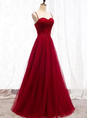 Prom Dresses Beaded Sweetheart Long Formal Dress Junior Prom Dress