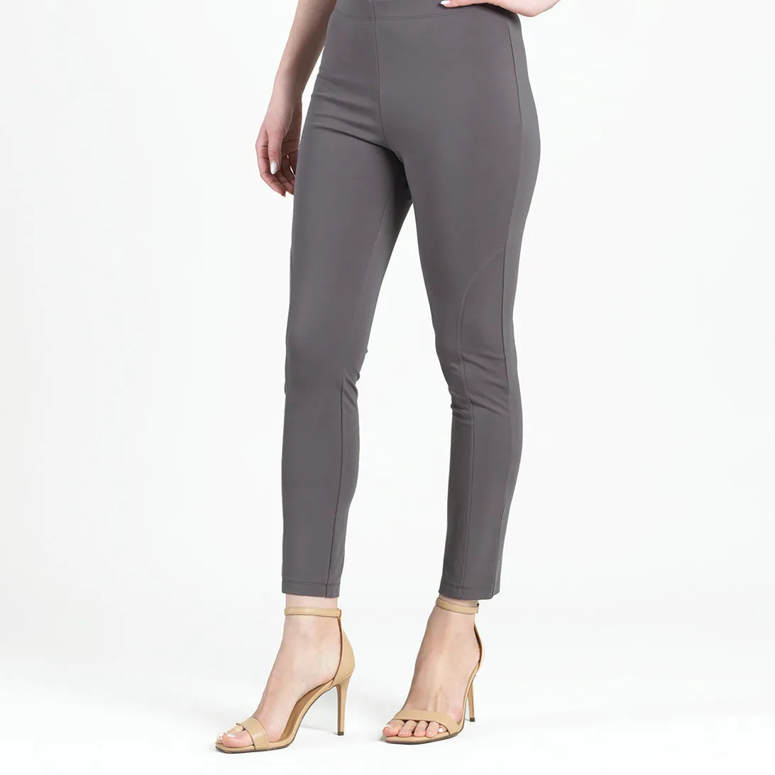 Rayon-Ponte Knit - Slim Rider Pant - Mocha - Limited Sizes!