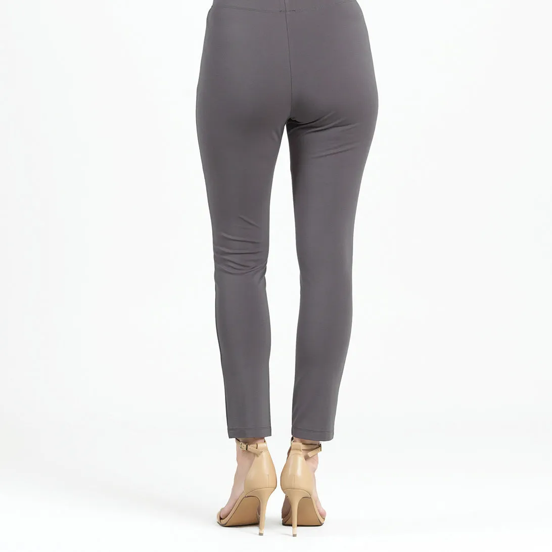 Rayon-Ponte Knit - Slim Rider Pant - Mocha - Limited Sizes!