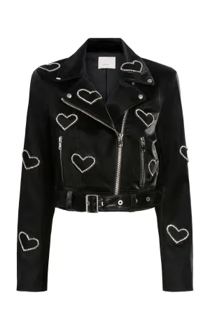 Rhinestone Hearts Zoe Jacket