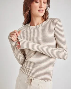 Ribbed Bamboo Long Sleeve Tee