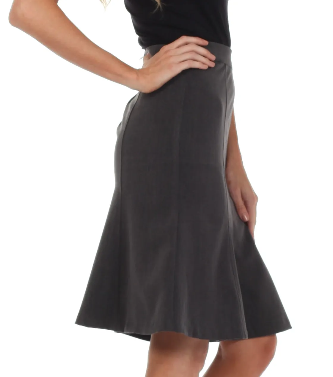 Sakkas Knee Length A-Line Skirt