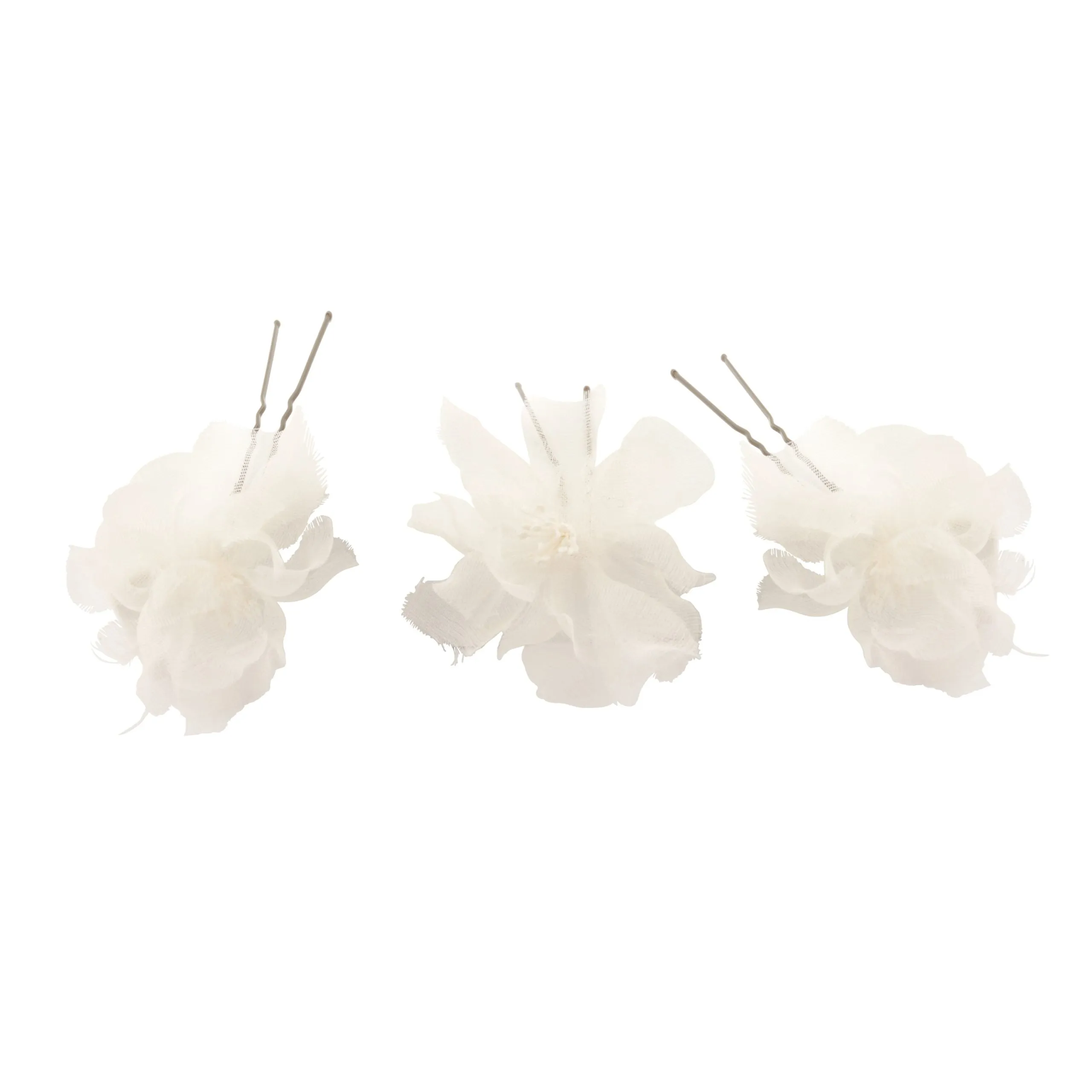 Set of Iris Organza Hair Pins