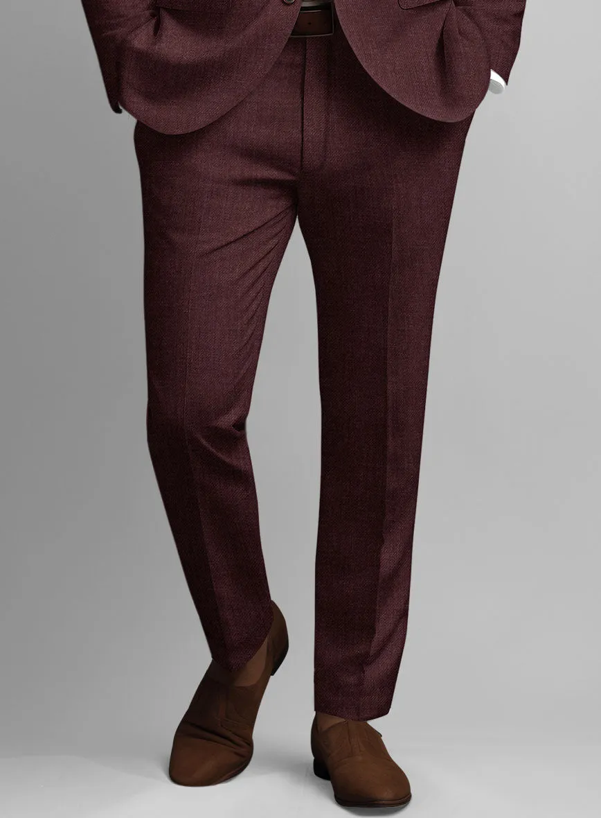 Solbiati Pericle Wine Linen Pants