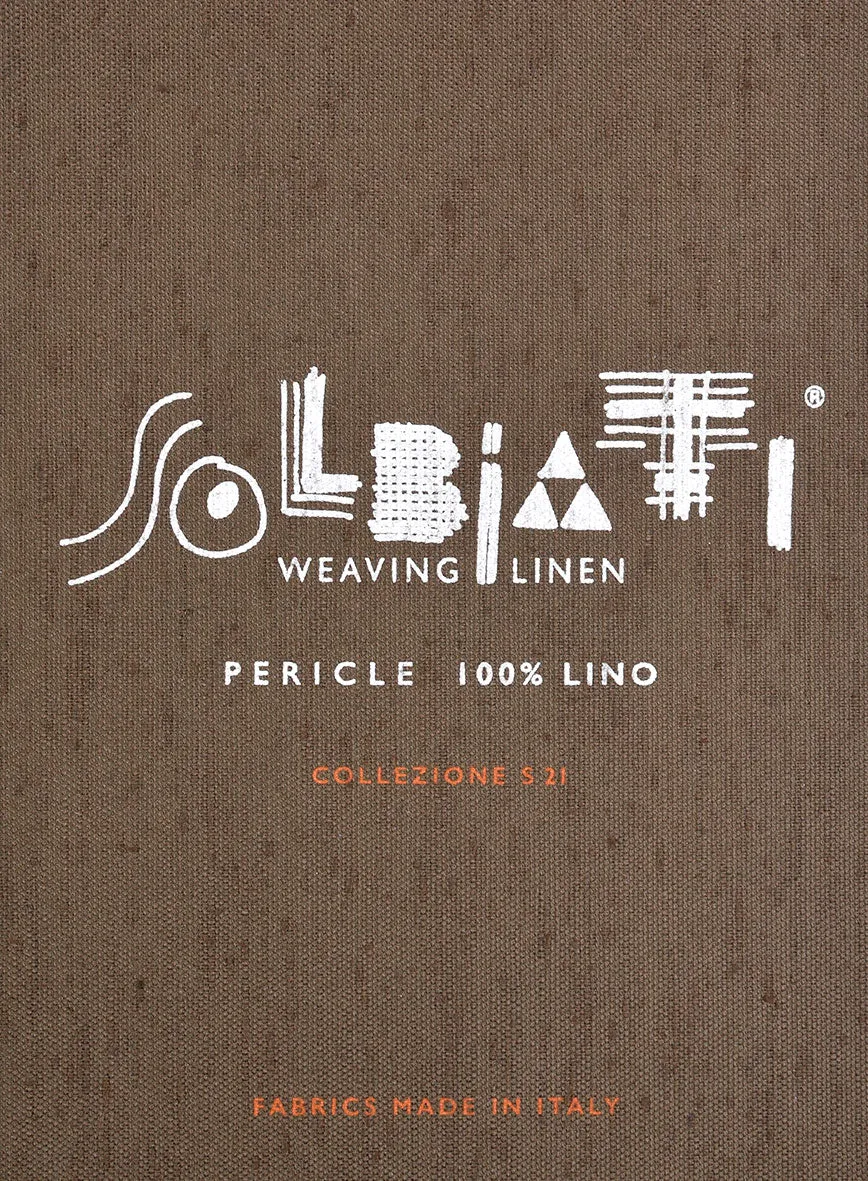 Solbiati Pericle Wine Linen Pants