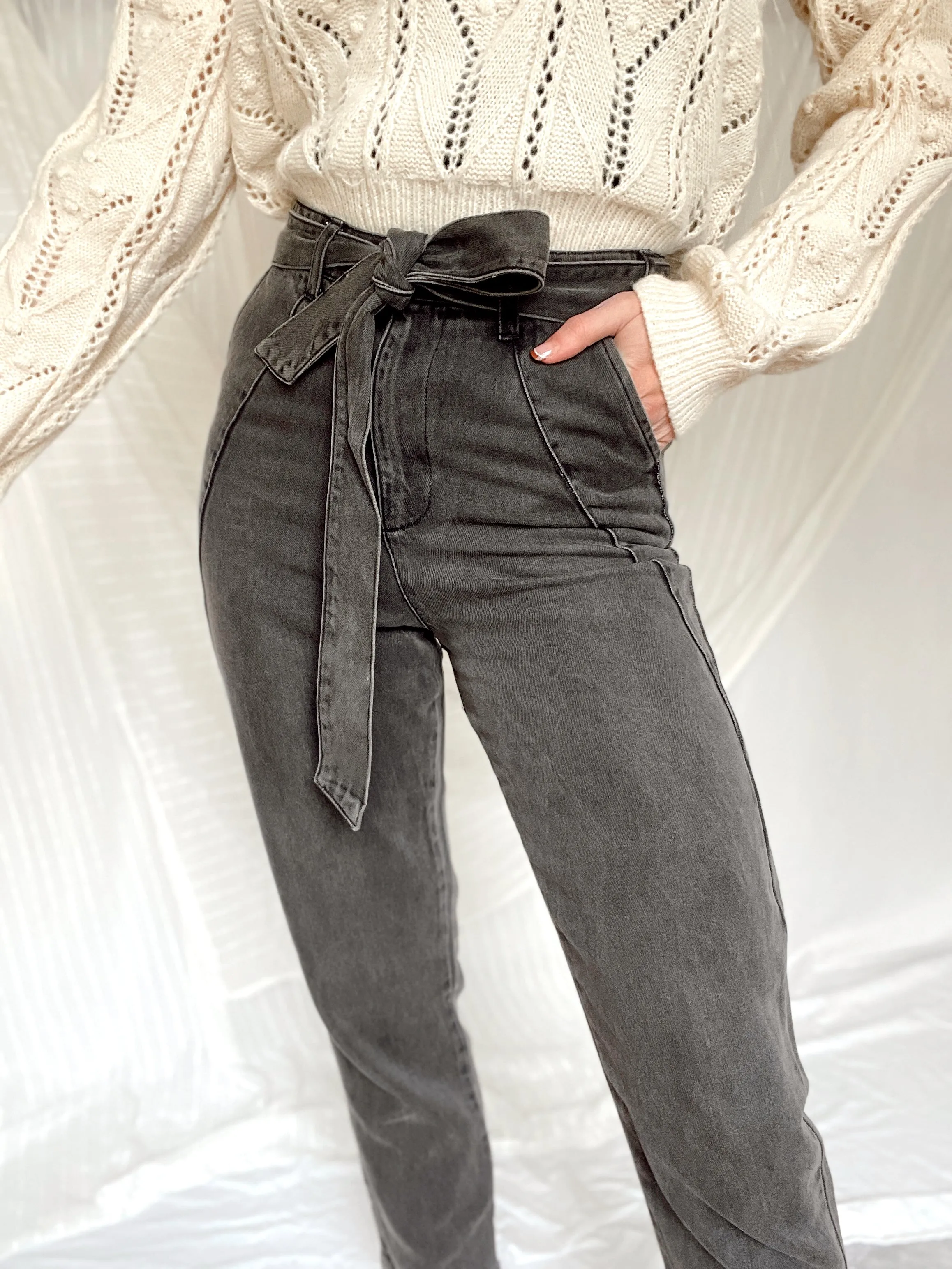 Tencel Tie Pants