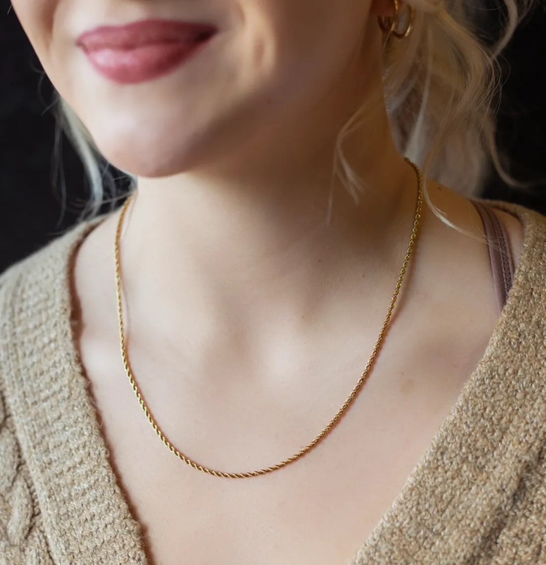 The Best is Yet to Come Necklace -- Rope (20)