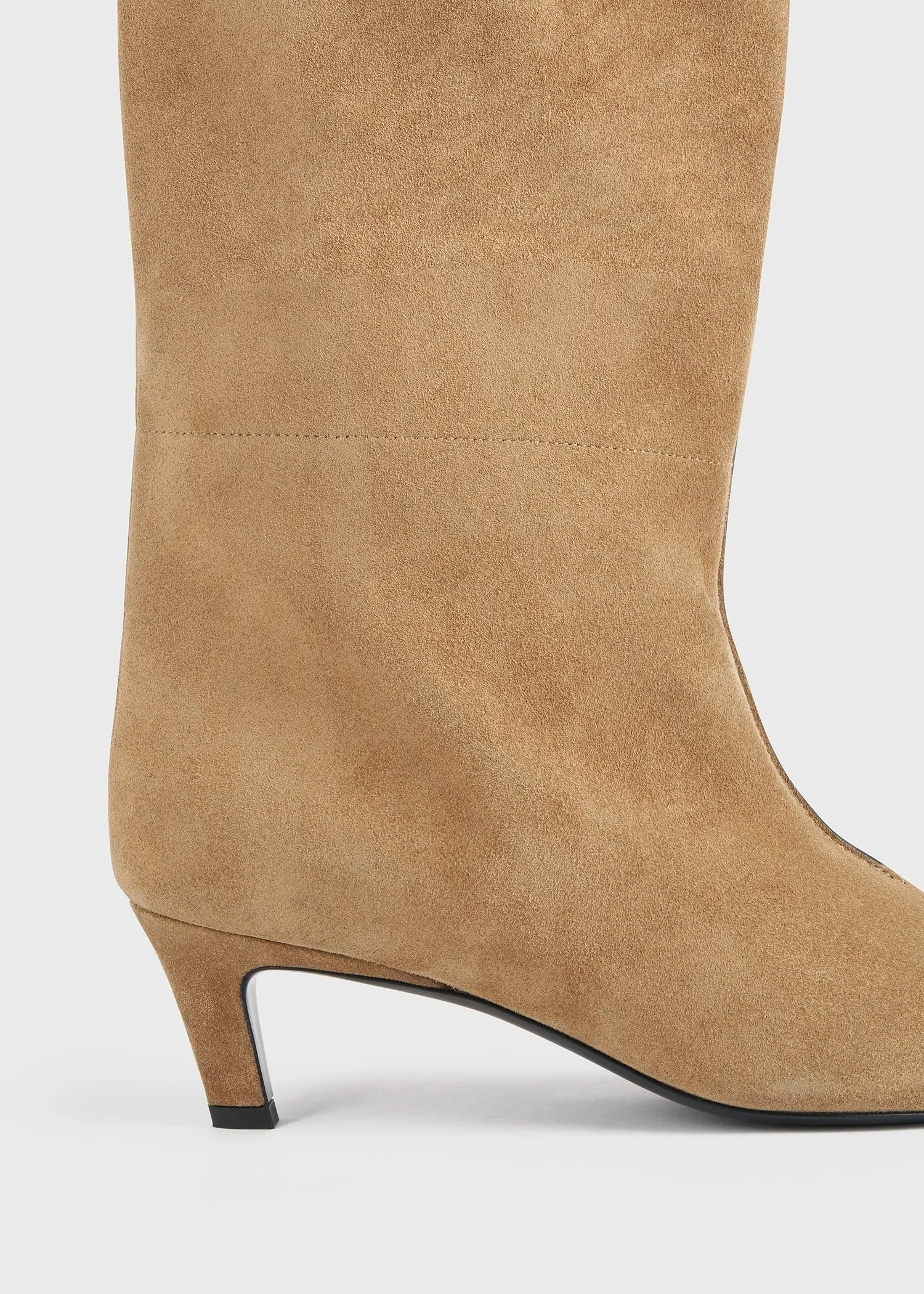 The Wide Shaft Boot caramel