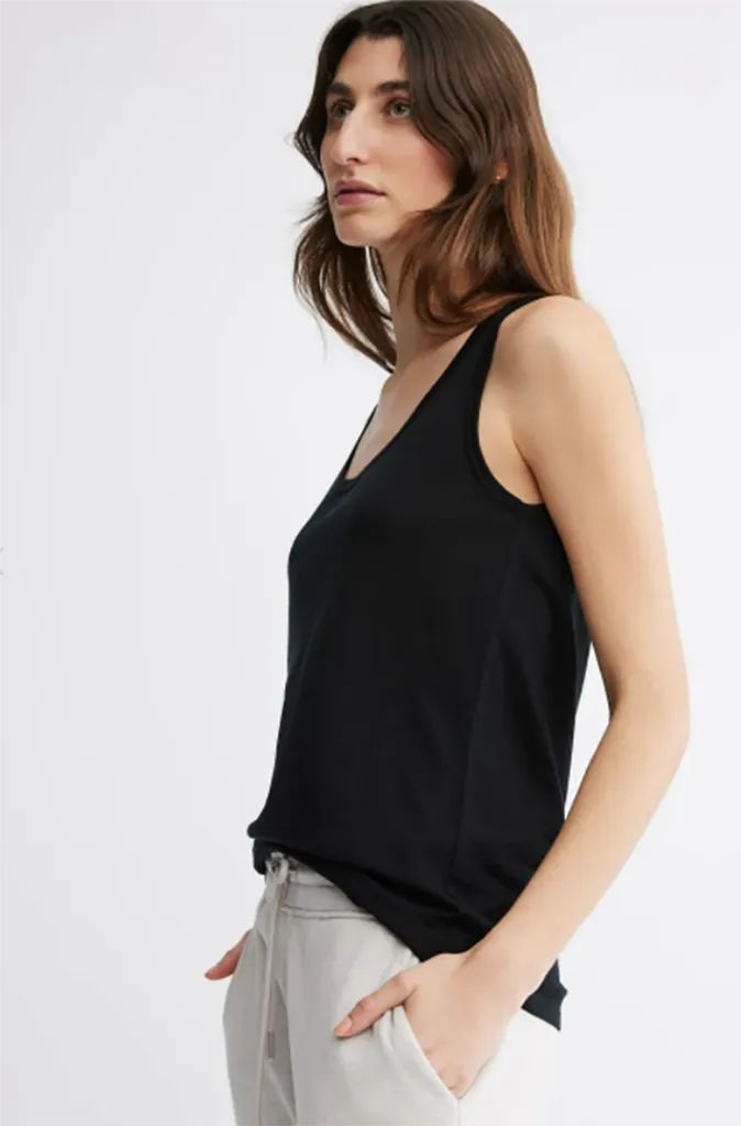 Toorallie Scoop Neck Merino Tank - 2 Colours