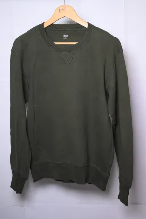 UniQlo Green Small Sweatshirt – Excellent Condition