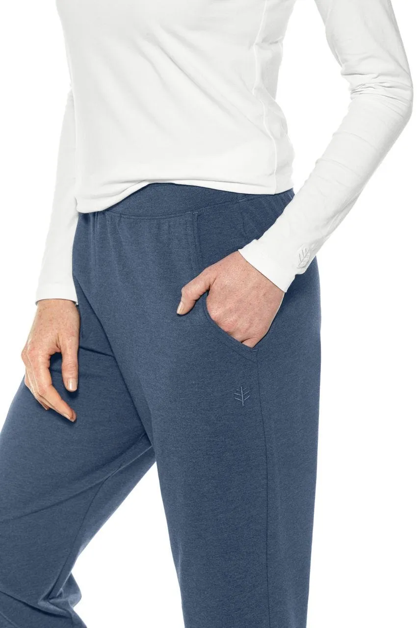 Women's Cafe Ruche Pants  |  Denim Blue Heather