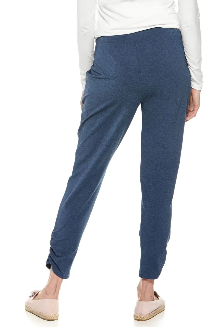 Women's Cafe Ruche Pants  |  Denim Blue Heather