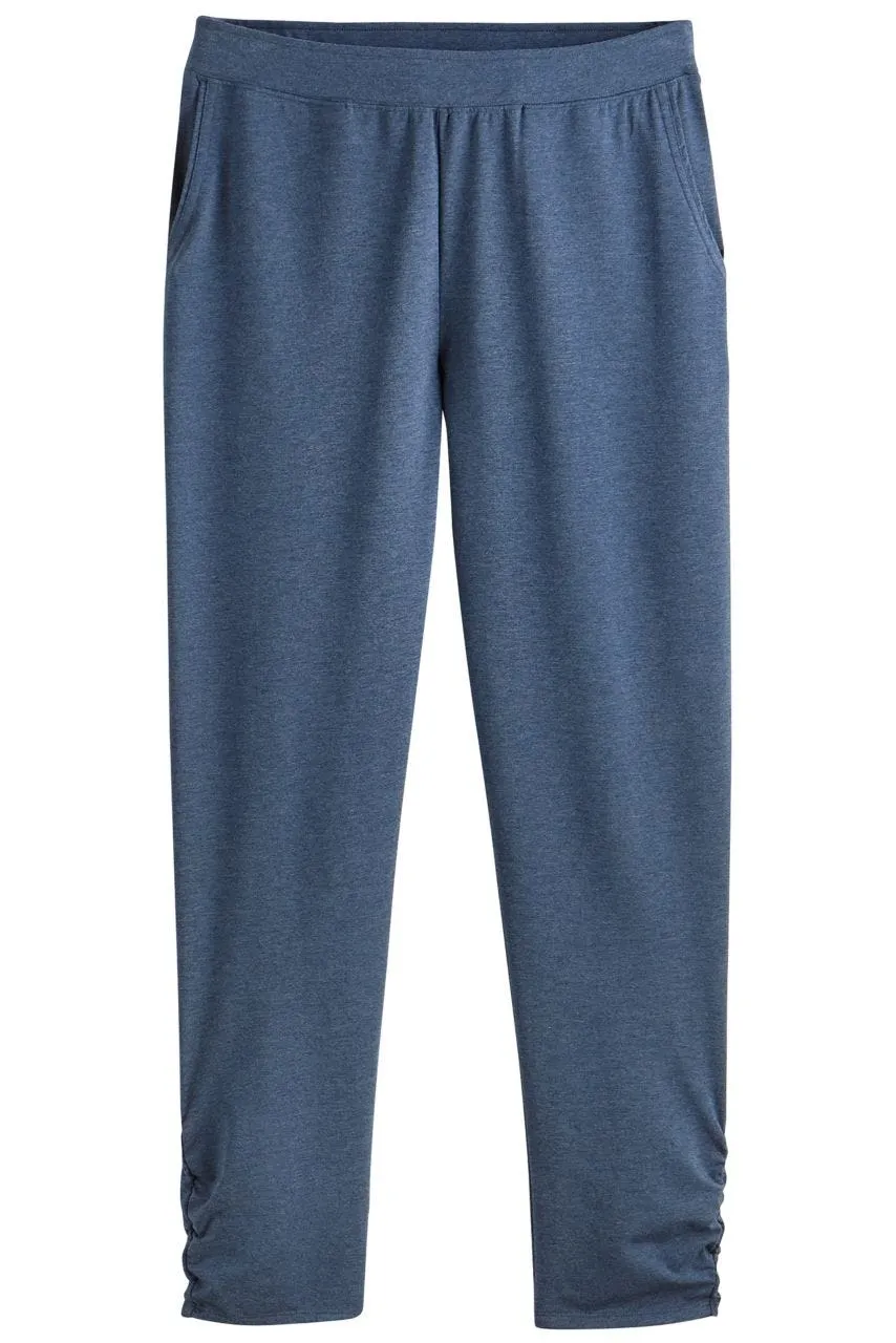 Women's Cafe Ruche Pants  |  Denim Blue Heather