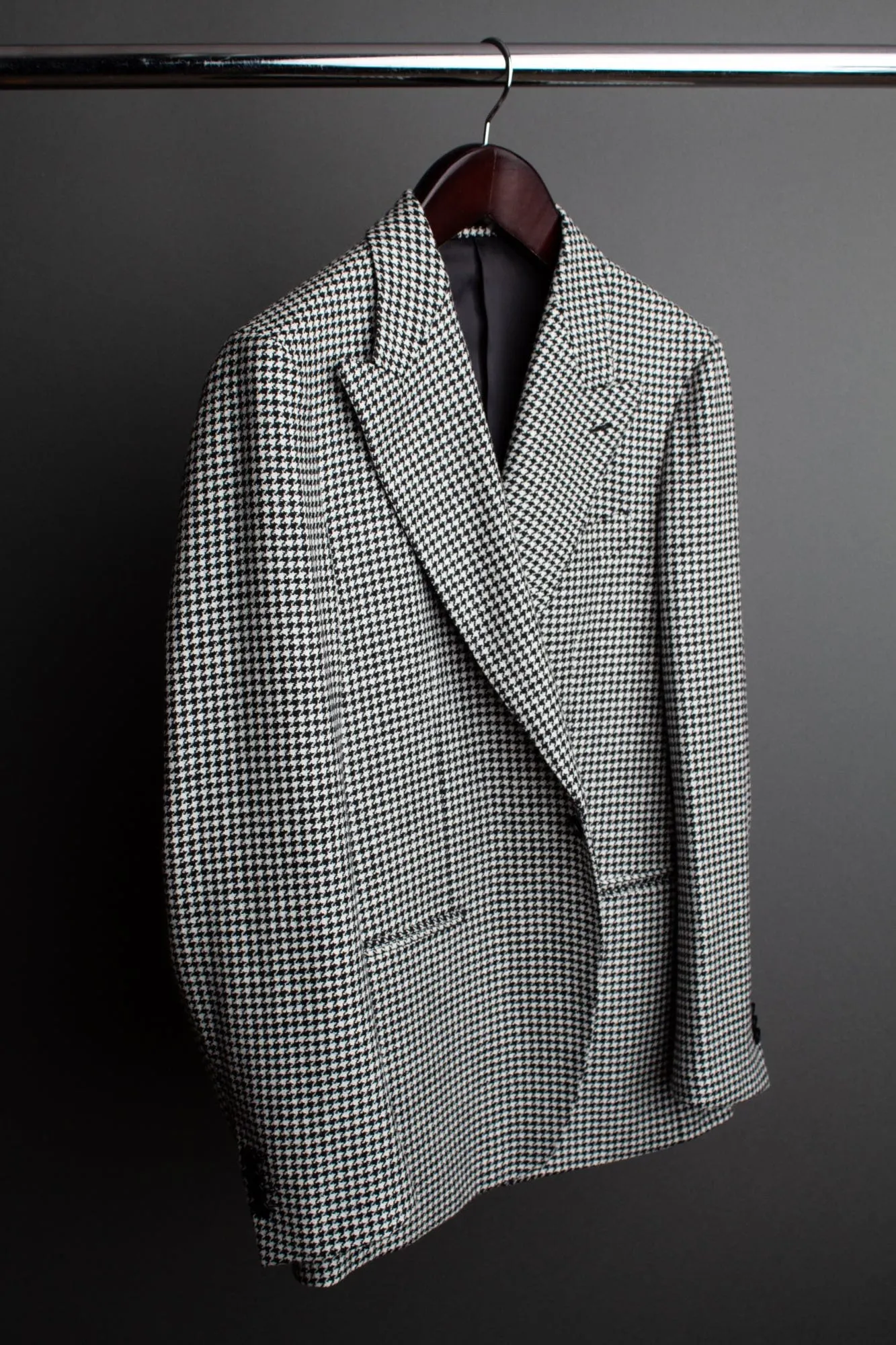 Wool & Cashmere Houndstooth Jacket