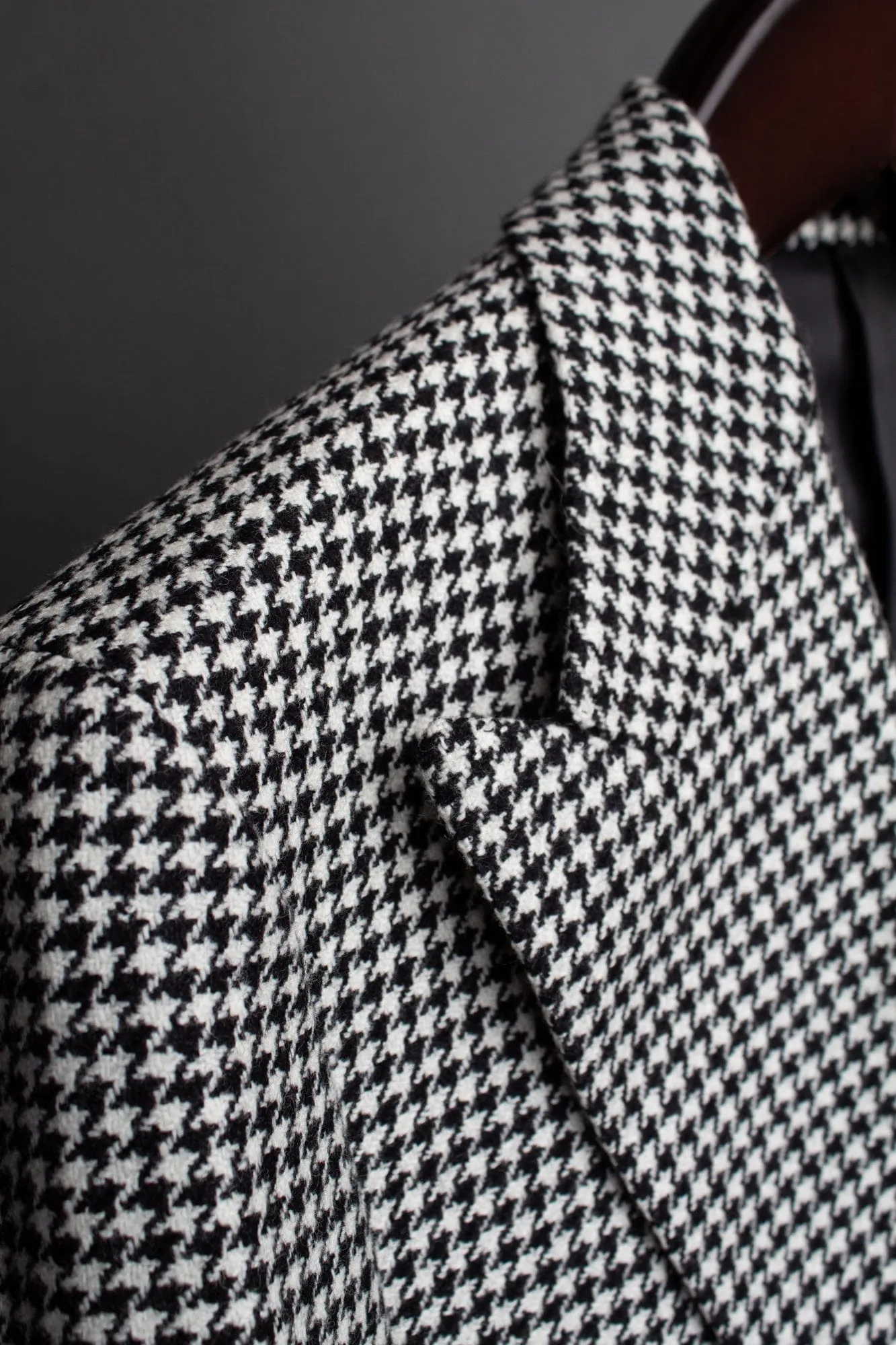 Wool & Cashmere Houndstooth Jacket