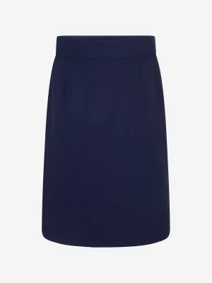 Zeco Girls School Pencil Skirt in Navy